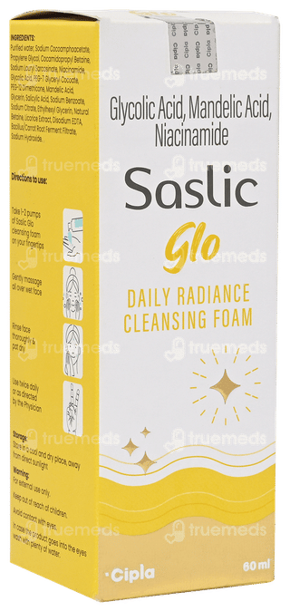 Saslic Glo Daily Radiance Cleansing Foam 60ml