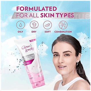 Glow & Lovely New Bright Glow Facewash 50Gm