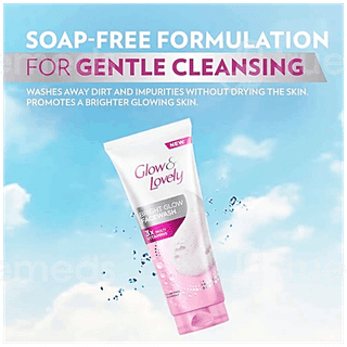 Glow & Lovely New Bright Glow Facewash 50Gm
