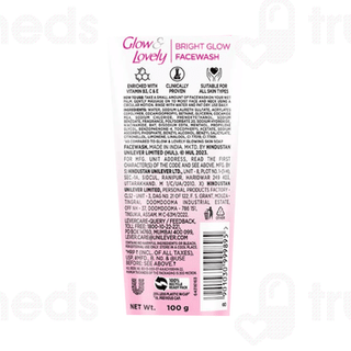 Glow & Lovely Bright Glow New Facewash 100Gm