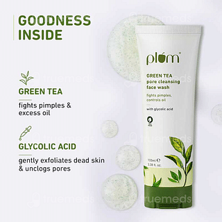 Plum Green Tea Pore Cleansing Glycolic Acid Face Wash 100ml