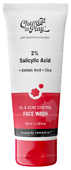 Chemist At Play Oil And Acne Control Face Wash 100ml Chemist At Play Oil And Acne Control Face Wash 100ml