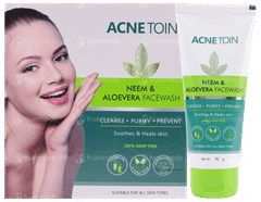 Acnetoin Active Neem And Aloevera Face Wash 70gm