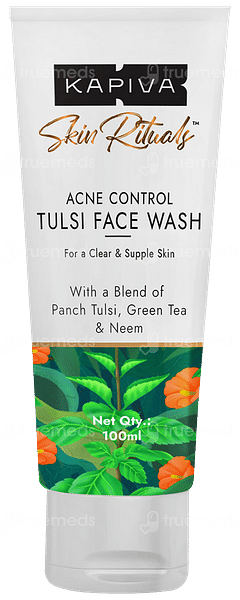Kapiva Skin Rituals Acne Control Tulsi Face Wash 100ml Kapiva Skin Rituals Acne Control Tulsi Face Wash 100ml