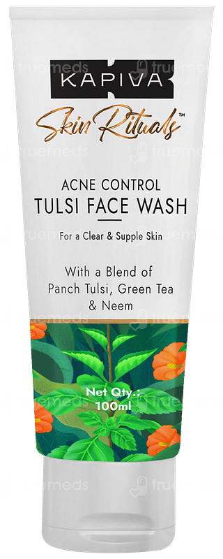 Kapiva Skin Rituals Acne Control Tulsi Face Wash 100ml