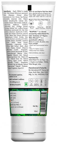 Kapiva Skin Rituals Acne Control Tulsi Face Wash 100ml
