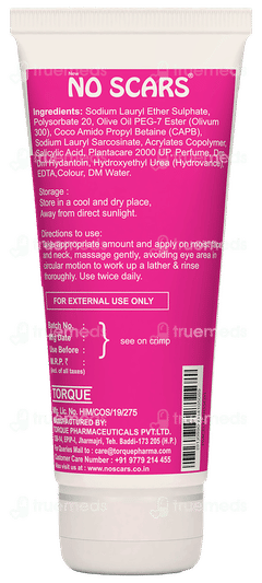 No Scars New Aloevera Cleansing Face Wash 60ml