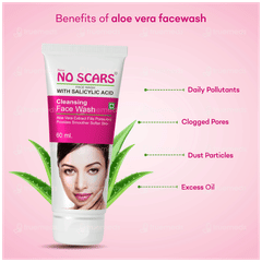 No Scars New Aloevera Cleansing Face Wash 60ml
