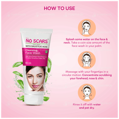 No Scars New Aloevera Cleansing Face Wash 60ml
