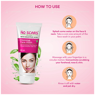 No Scars New Aloevera Cleansing Face Wash 60ml