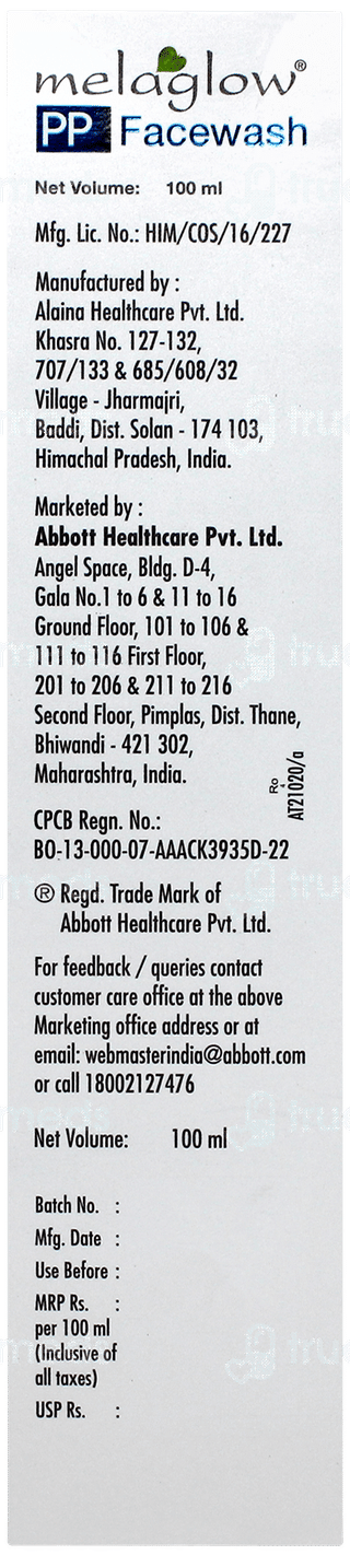 Melaglow Pp Facewash 100ml