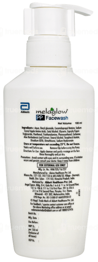 Melaglow Pp Facewash 100ml