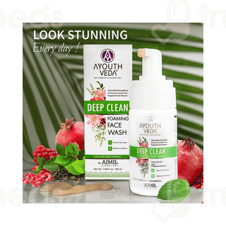 Ayouth Veda Deep Clean Foaming Face Wash 100ml