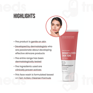 Dermatouch Dailyglow Bright & Even Skin Tone Face Wash 70gm