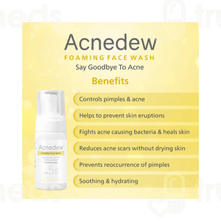 Acnedew Ph 5.5 Foaming Face Wash 100ml