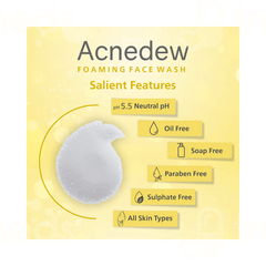 Acnedew Ph 5.5 Foaming Face Wash 100ml