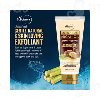 St Botanica Moroccan Argan Oil Creamy Face Wash 100ml