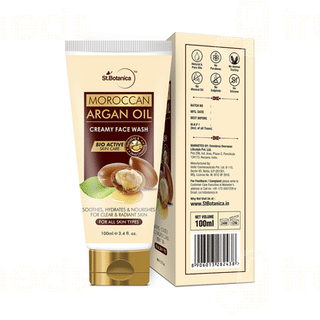 St Botanica Moroccan Argan Oil Creamy Face Wash 100ml