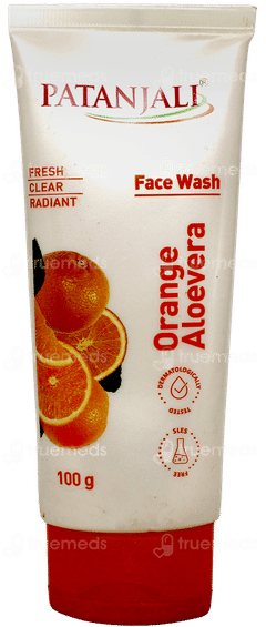Patanjali Orange Aloevera Face Wash 100Gm