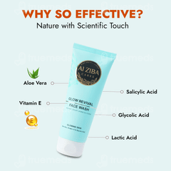 Al Ziba Cares Glow Revival Face Wash 100ml