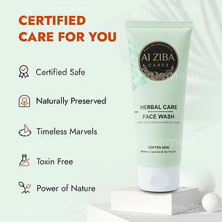 Al Ziba Cares Herbal Care Face Wash 100ml