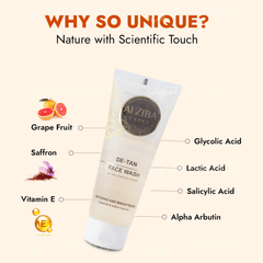 Al Ziba Cares De Tan Face Wash 100ml