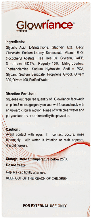 Glowriance Skin Renewing Face Wash 100ml