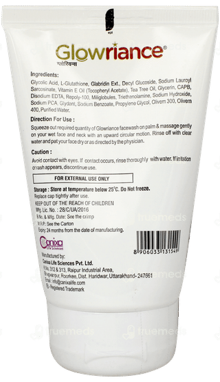 Glowriance Skin Renewing Face Wash 100ml