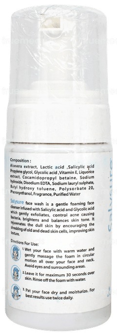 Salysure Foaming Face Wash 100ml