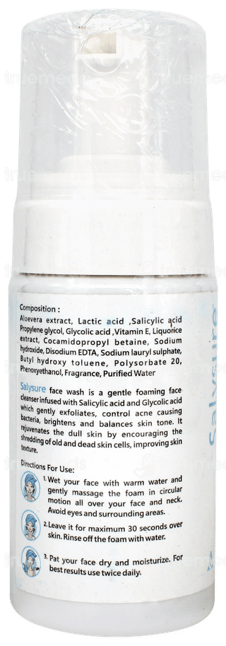 Salysure Foaming Face Wash 100ml