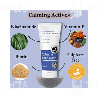 Dermistry Sensitive & Dry Skin Calming Face Wash 100ml