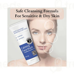 Dermistry Sensitive & Dry Skin Calming Face Wash 100ml