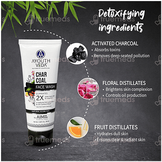 Ayouthveda Char Coal Face Wash 100ml