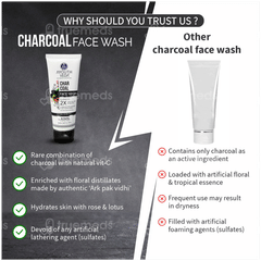 Ayouthveda Charcoal Face Wash 100ml