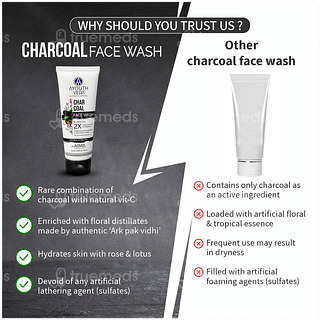 Ayouthveda Char Coal Face Wash 100ml