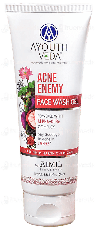 Ayouthveda Acne Enemy Face Wash Gel 100ml
