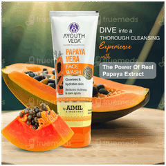 Ayouthveda Papaya Vera Face Wash 100ml