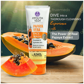 Ayouthveda Papaya Vera Face Wash 100ml