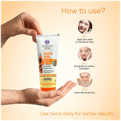 Ayouthveda Papaya Vera Face Wash 100ml