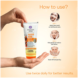 Ayouthveda Papaya Vera Face Wash 100ml