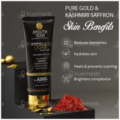 Ayouthveda Sparkling Gold Face Wash 100ml