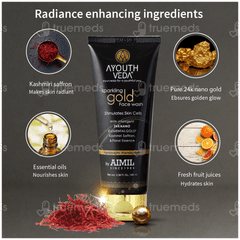 Ayouthveda Sparkling Gold Face Wash 100ml