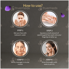 Ayouthveda Sparkling Gold Face Wash 100ml