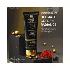 Ayouthveda Sparkling Gold Face Wash 100Ml