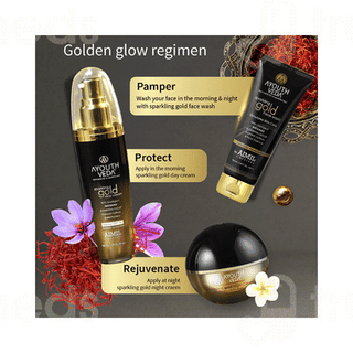Ayouthveda Sparkling Gold Face Wash 100Ml