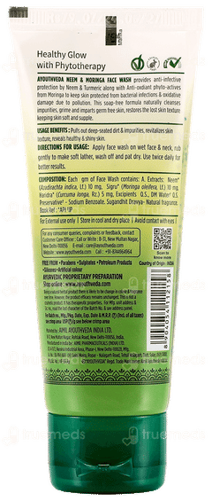 Ayouthveda Neem & Moringa Face Wash 50gm