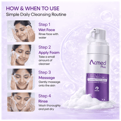 Acmed Plus Foaming Face Wash 150Ml