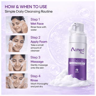 Acmed Plus Foaming Face Wash 150Ml