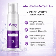 Acmed Plus Foaming Face Wash 150Ml