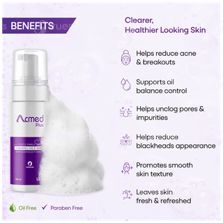 Acmed Plus Foaming Face Wash 150Ml